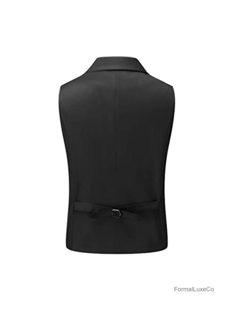 Men's Double Breasted Suit Vest, Slim Fit, Polyester Blend, Wedding & Business
